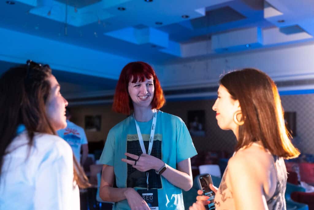 The conversations kept going long after the conference ended