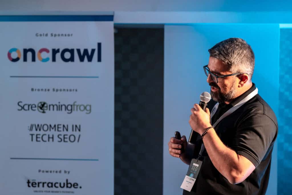 Panos Kondylis diving into JavaScript SEO and dynamic frameworks